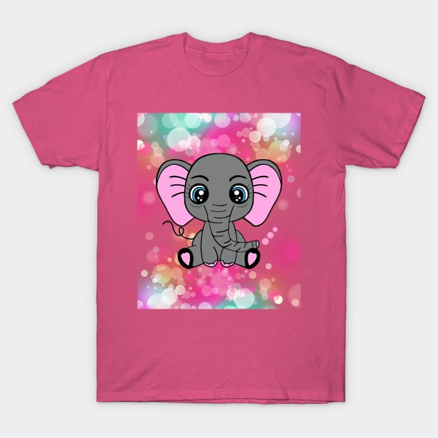 BABY Elephant Graphic Jungle Animals T-Shirt by SartorisArt1